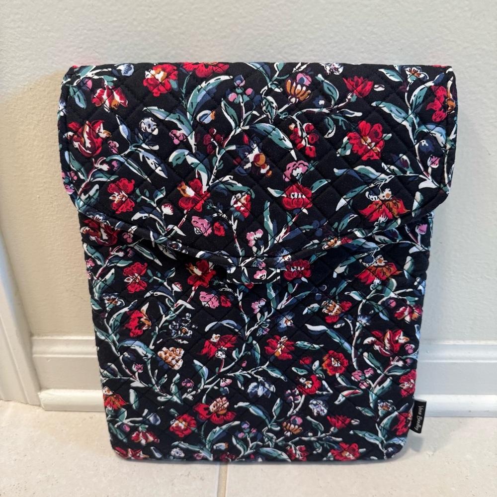 Vera Bradley Laptop/iPad Sleeve, Perrenial Noir
